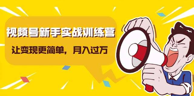 龟课视频号新手实战训练营，让变现更简单，玩赚视频号，轻松月入过万插图