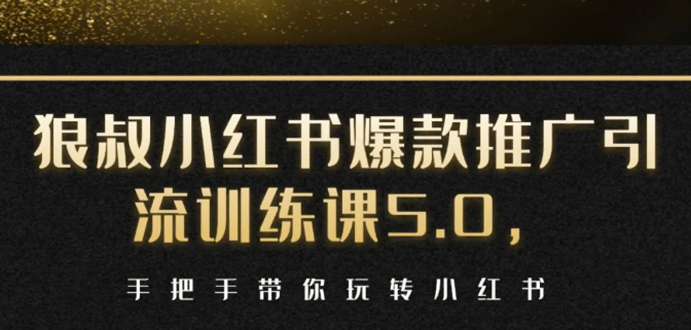 （1504期）小红书爆款推广引流训练课5.0，手把手带你玩转小红书（17节实操视频+话术）插图