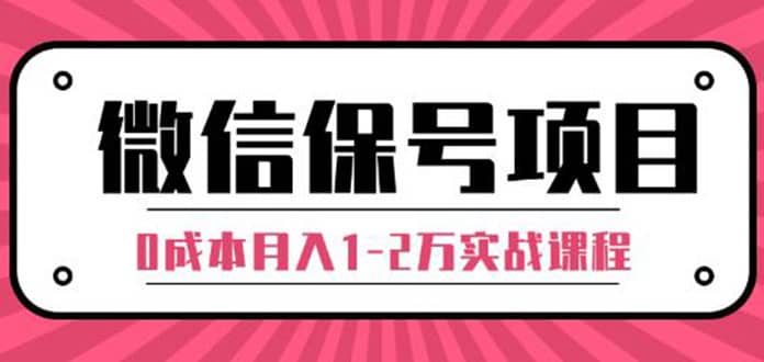 （1315期）微信保号项目,每天引流量100-200粉，0成本月入1-2万实战课程（完结）无水印插图