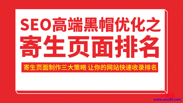 （951期）SEO高端黑帽优化之寄生页面排名，制作策略+快速收录排名（视频课）插图1