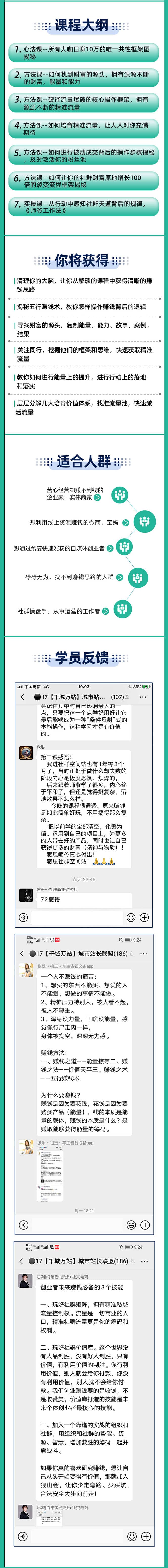 （1580期）《社群运营五行落地系统》从根源解决一切运营问题，揭秘日赚10万大咖共性插图1