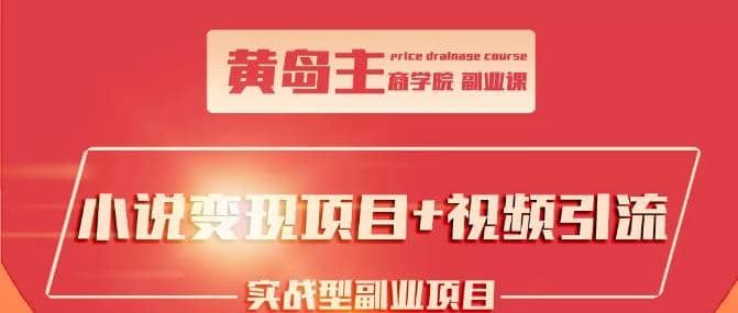 黄岛主小说变现副业项目：老项目新玩法，视频被动引流躺赚模式插图