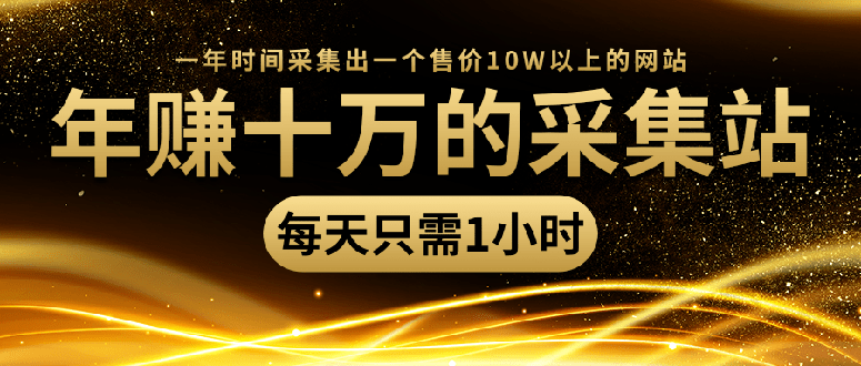 （1418期）年赚十万的采集站，每天1小时，一年采集出一个售价10W的网站（无水印）插图