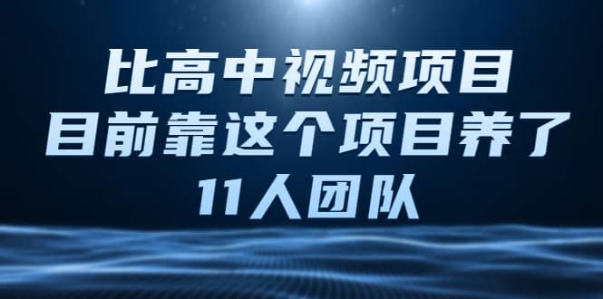 （2136期）中视频项目，目前靠这个项目养了11人团队【视频课程】插图