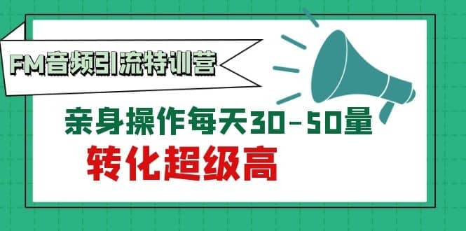 （1114期）黄岛主《FM音频引流特训营1.0》亲身操作每天30-50量，转化超级高插图1