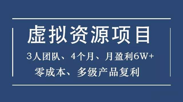 暴疯团队虚拟资源项目-新手、高客单价、多产品复利插图