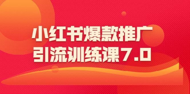 （1565期）小红书爆款推广引流训练课7.0：一部手机即可操作玩转小红书引流赚钱插图