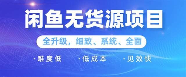 王渣男闲鱼无货源项目2.0：0基础玩转闲鱼价格差&信息差，轻松月入过万元插图