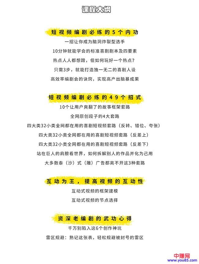 （978期）0基础快速掌握爆款喜剧短视频创作黄金法则（16讲+持续更新）插图3