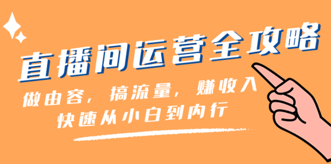 （8242期）直播间-运营全攻略：做由容，搞流量，赚收入一快速从小白到内行（46节课）插图