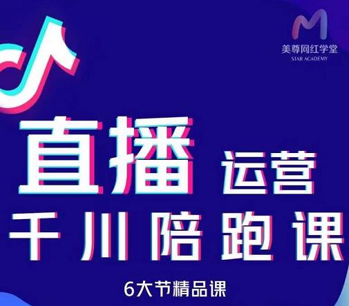 美尊-抖音直播运营千川系统课：直播​运营规划、起号、主播培养、千川投放等插图