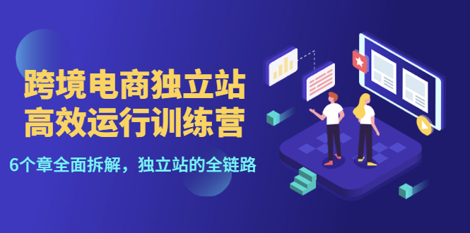 （3014期）跨境电商独立站高效运行训练营，6个章节全面拆解，独立站的全链路插图