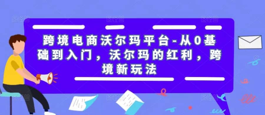 跨境电商沃尔玛平台-从0基础到入门，沃尔玛的红利，跨境新玩法插图