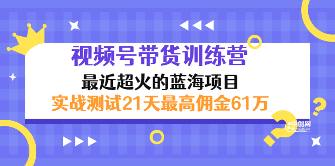 （2946期）外面收899【视频号带货训练营】zui近超火：实测21天zui高佣金61W(7月4日更新)插图