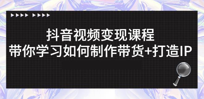 抖音短视频变现课程：带你学习如何制作带货+打造IP【41节】插图