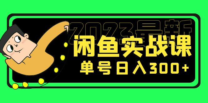 （5117期）花599买的闲鱼项目：2023zui新闲鱼实战课，单号日入300+（7节课）插图