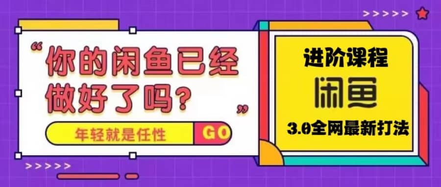 （5289期）火爆全网的咸鱼玩法进阶课程，单号日入1K的咸鱼进阶课程插图