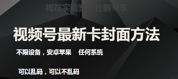 梅花实验室社群zui新卡封面玩法3.0，不限设备，安卓苹果任何系统插图