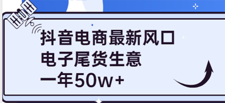 （3723期）抖音电商zui新风口，利用信息差做电子尾货生意，一年50w+（7节课+货源渠道)插图