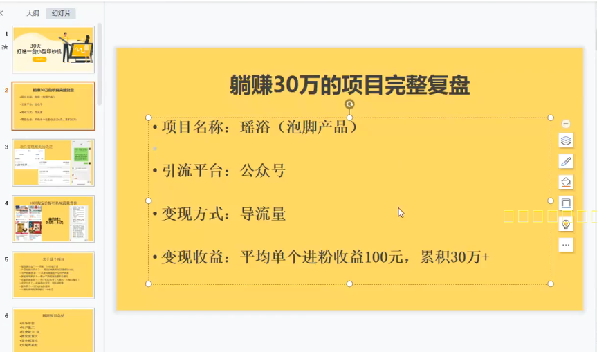 （2731期）30天打造一台小型印钞机：躺赚30万的项目完整复盘（视频教程）插图1