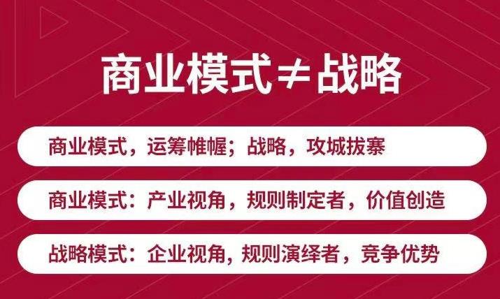 （3236期）《新商业模式与利润增长》好的商业模式让你持续赚钱 实战+落地+系统课程插图