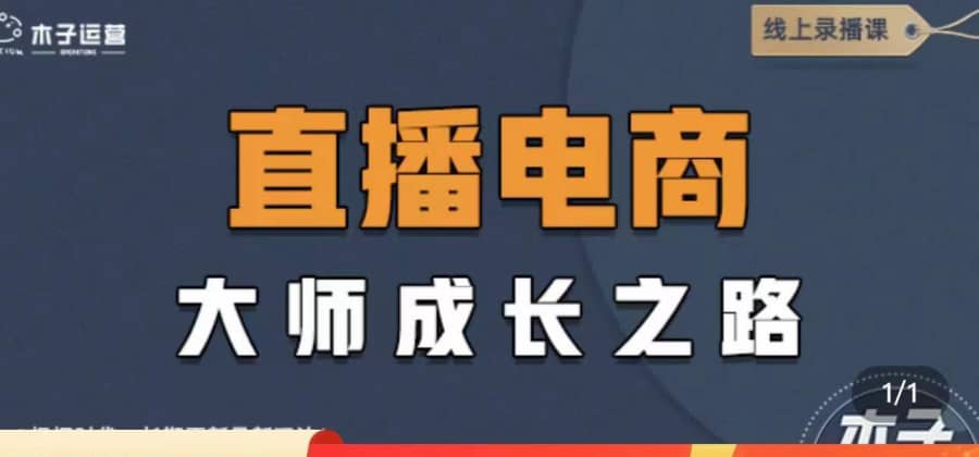 （4200期）直播电商高手成长之路：教你成为直播电商大师，玩转四大板块（25节）插图