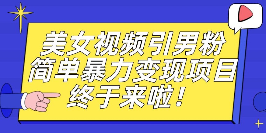 价值3980的男粉暴力引流变现项目，一部手机简单操作，新手小白轻松上手，每日收益500+【揭秘】插图