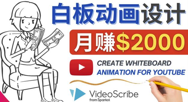 创建白板动画（WhiteBoard Animation）YouTube频道，月赚2000美元插图