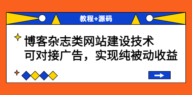 （3531期）博客杂志类网站建设技术，可对接广告，实现纯被动收益（教程+源码）插图