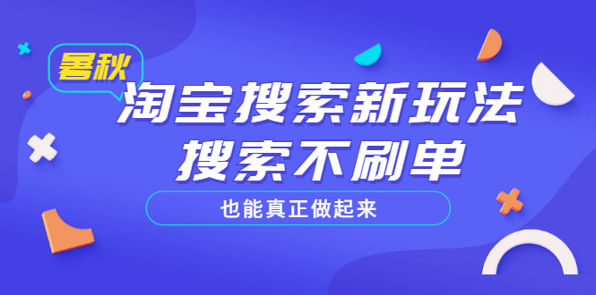 （3027期）淘宝搜索新玩法，搜索不s单也能真正做起来，价值980元插图