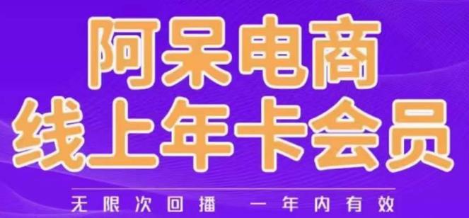 阿呆电商线上年会员，阿呆电商干货分享（更新中）插图