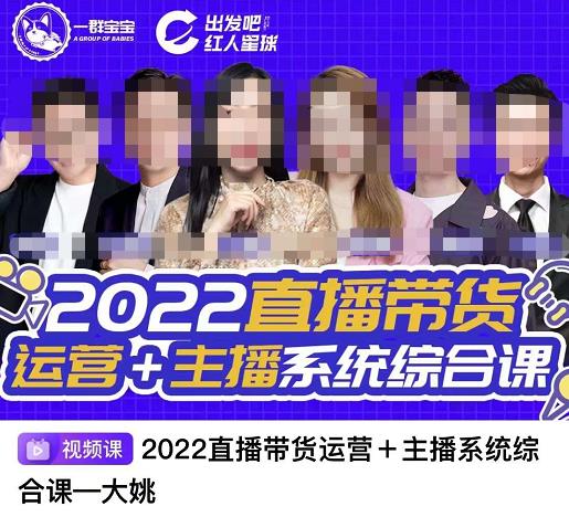 一群宝宝·直播带货运营+主播系统综合课，讲透2022年如何做直播带货插图