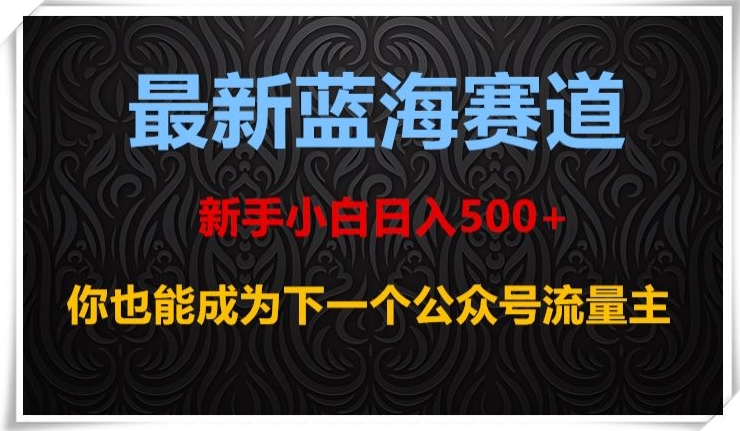 zui新蓝海赛道，新手小白日入500+，你也能成为下一个公众号流量主【揭秘】插图