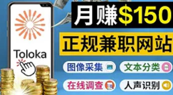 正规网络兼职赚钱平台Toloka，利用业余时间月赚150美元插图