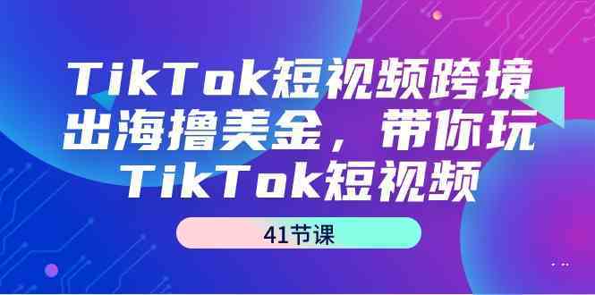 TikTok短视频跨境出海撸美金，带你玩TikTok短视频（35节课）插图