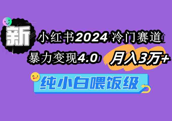 （9133期）小红书2024冷门赛道 月入3万+ 暴力变现4.0 纯小白喂饭级插图