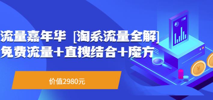 流量嘉年华[淘系流量全解]系列课：免费流量+直搜结合+魔方（价值2980）插图