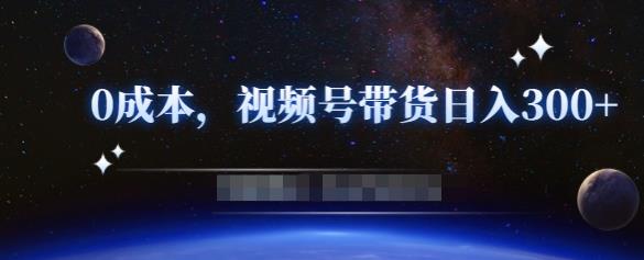 零基础视频号带货赚钱项目，0成本0门槛轻松日入300+【视频教程】插图