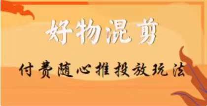 【万三】好物混剪付费随心推投放玩法，随心投放小课抖音教程插图