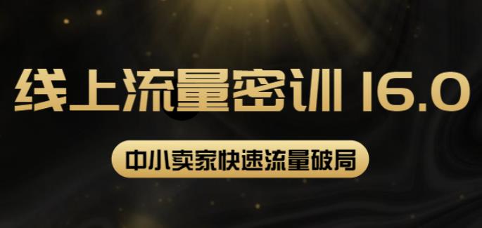 2022秋秋线上流量密训16.0：包含暴力引流10W+中小卖家流量破局技巧等等插图