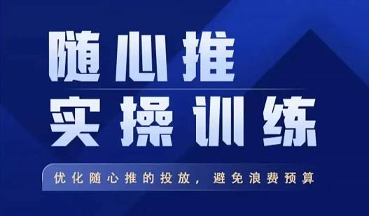 飞哥·随心推实操训练，优化随心推投放，避免浪费预算插图