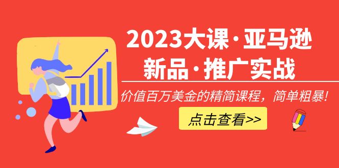 （5005期）2023大课·亚马逊新品·推广实战：价值百万美金的精简课程，简单粗暴！插图