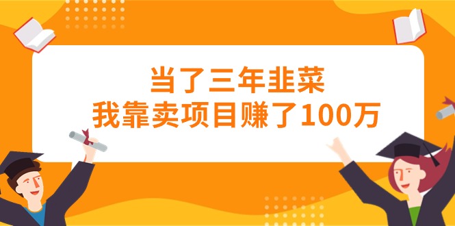 （10725期）当了三年韭菜我靠卖项目赚了100万插图