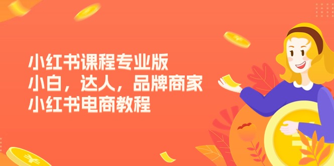 （11022期）小红书课程专业版，小白，达人，品牌商家，小红书电商教程（15节）插图