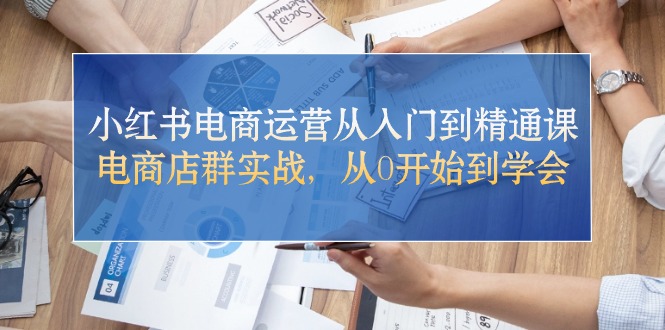 （10937期）小红书电商运营从入门到精通课，电商店群实战，从0开始到学会插图