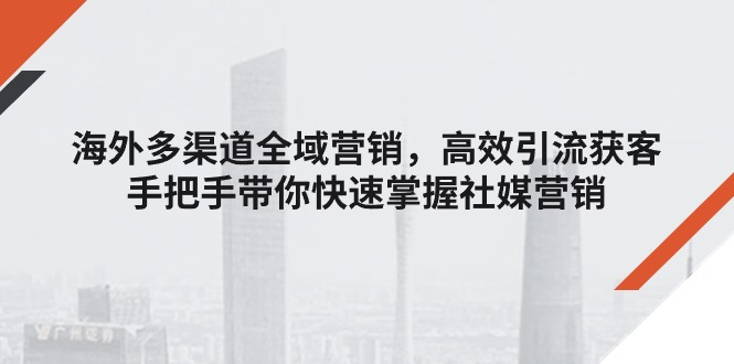 （11286期）海外多渠道 全域营销，高效引流获客，手把手带你快速掌握社媒营销插图