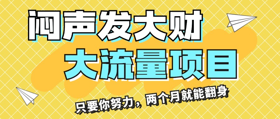 （11688期）闷声发大财，大流量项目，月收益过3万，只要你努力，两个月就能翻身插图