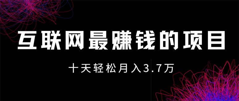 （12396期）互联网zui赚钱的项目没有之一，轻松月入7万+，团队zui新项目插图