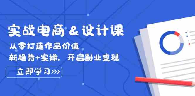 实战电商&设计课， 从零打造作品价值，新趋势+实操，开启副业变现插图