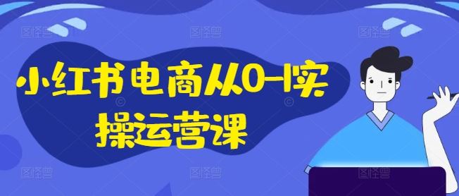 小红书电商从0-1实操运营课，小红书手机实操小红书/IP和私域课/小红书电商电脑实操板块等插图